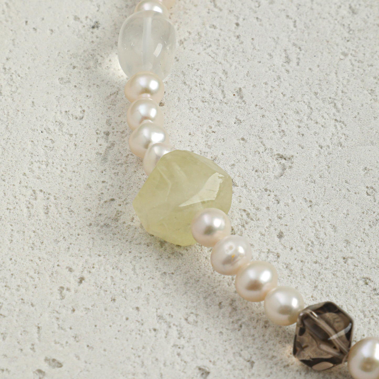 Original Design Multi-Gemstone Freshwater Pearl Necklace