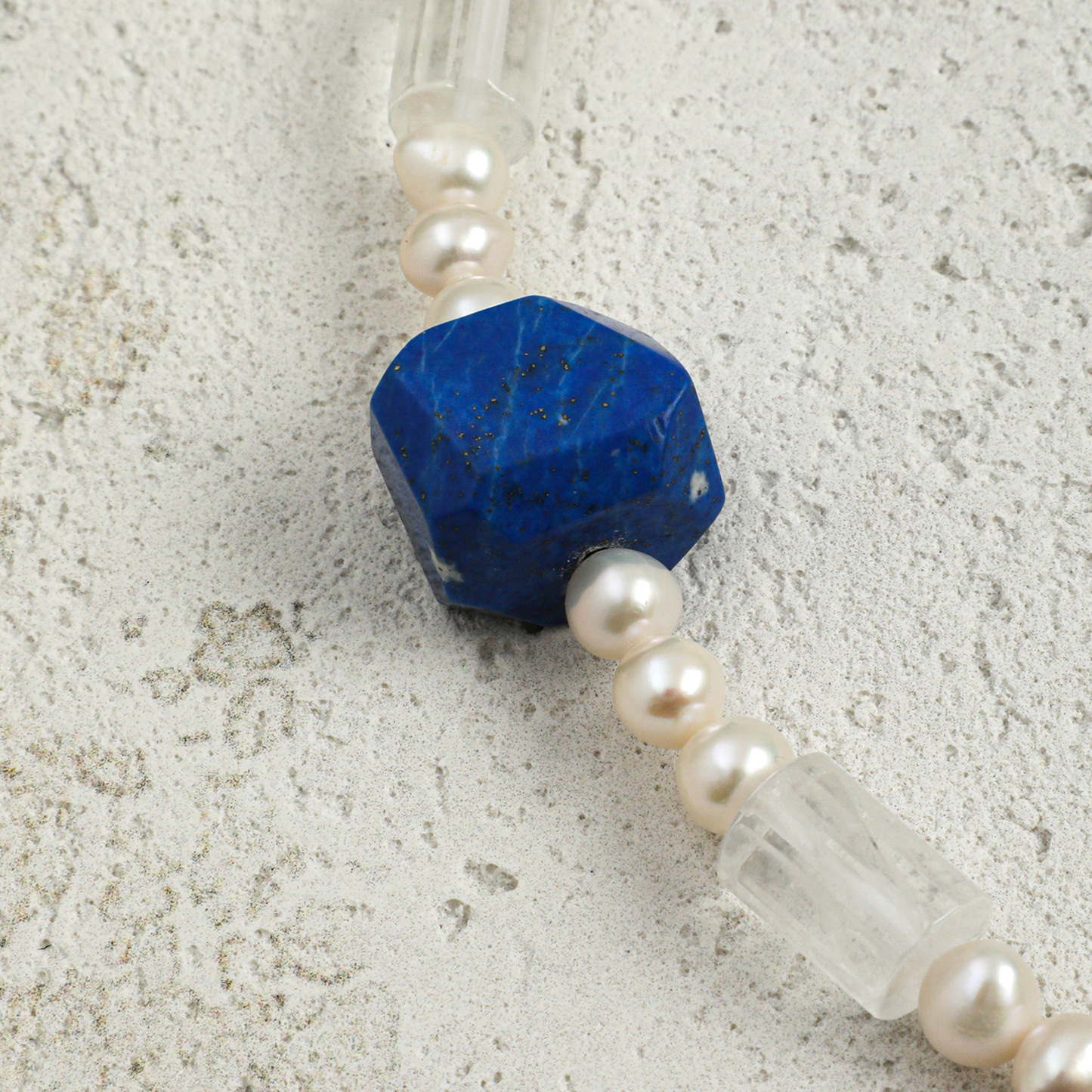 Original Design Multi-Gemstone Freshwater Pearl Necklace