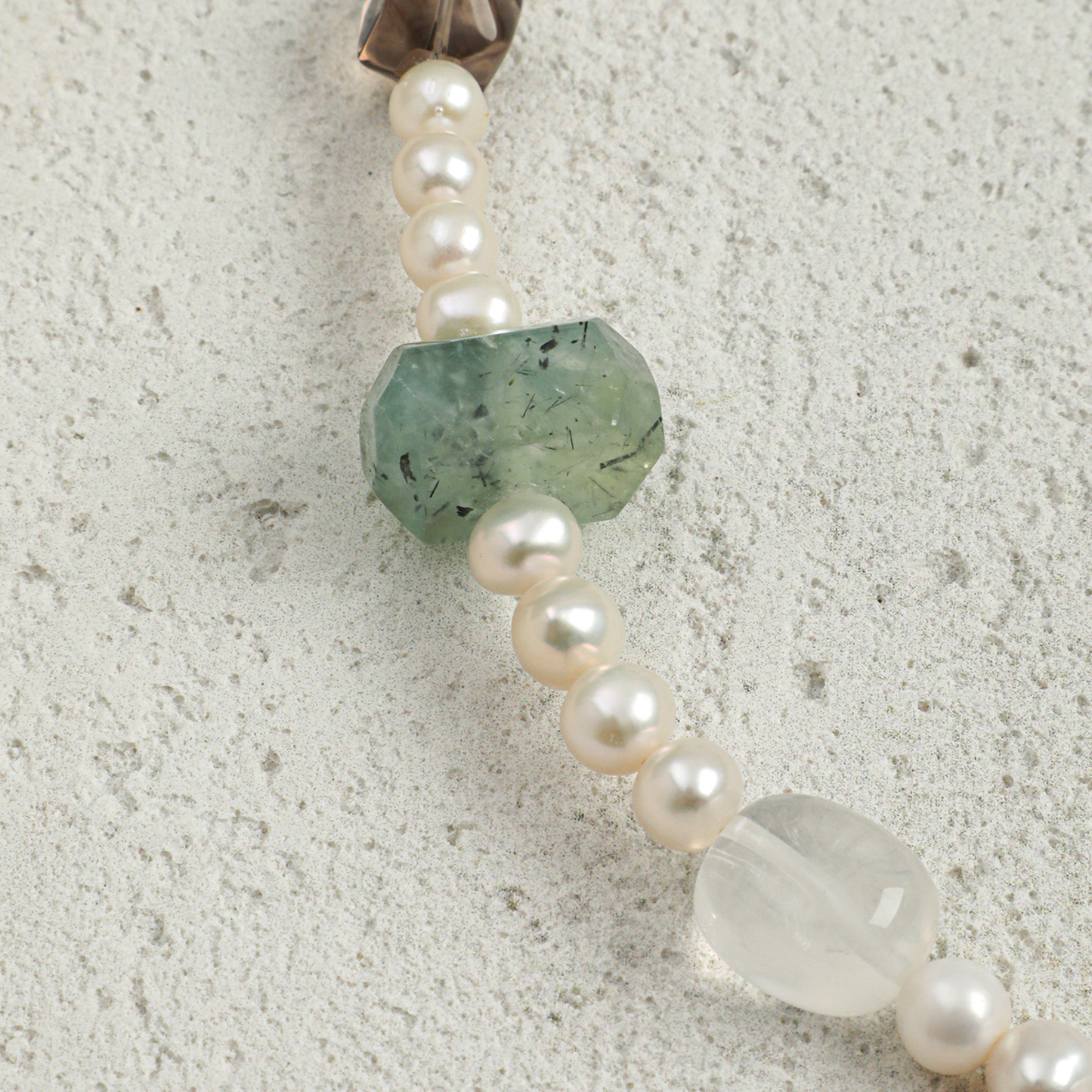 Original Design Multi-Gemstone Freshwater Pearl Necklace