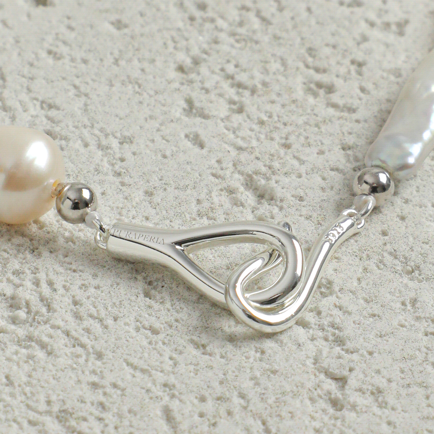 Baroque Pearl & Lapis Lazuli Sterling Silver Necklace