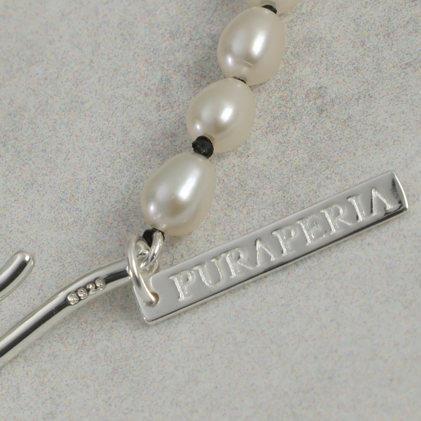 Handwoven Rice Pearl Sterling Silver Necklace